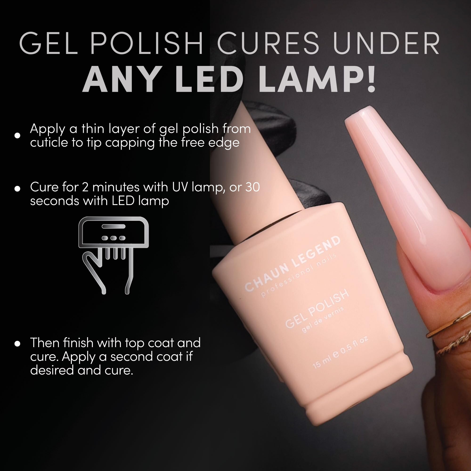 Chaun Legend Can't Elope used for ombre nail art and clean French tips