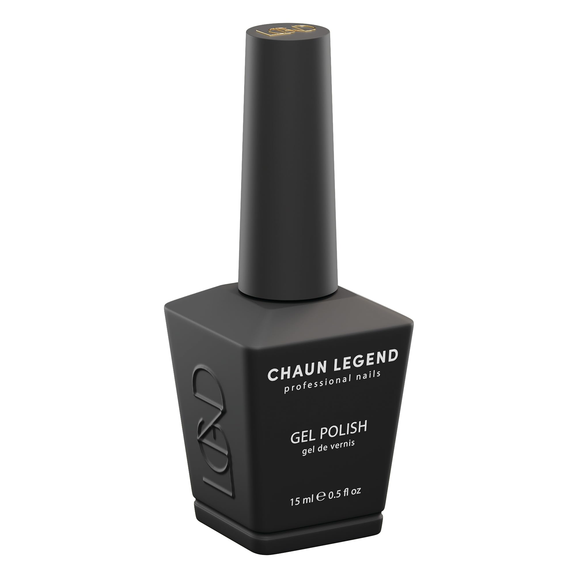 Chaun Legend UV Gel Nail Polish Black Diamond LG5080 bottle shows opaque black for professional-looking results.