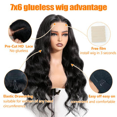 CHEETAHBEAUTY 7x6 body wave density image highlighting full 200% volume