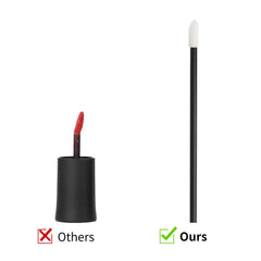 CHEFBEE lip gloss-lipstick application wand enables clean, precise color payoff