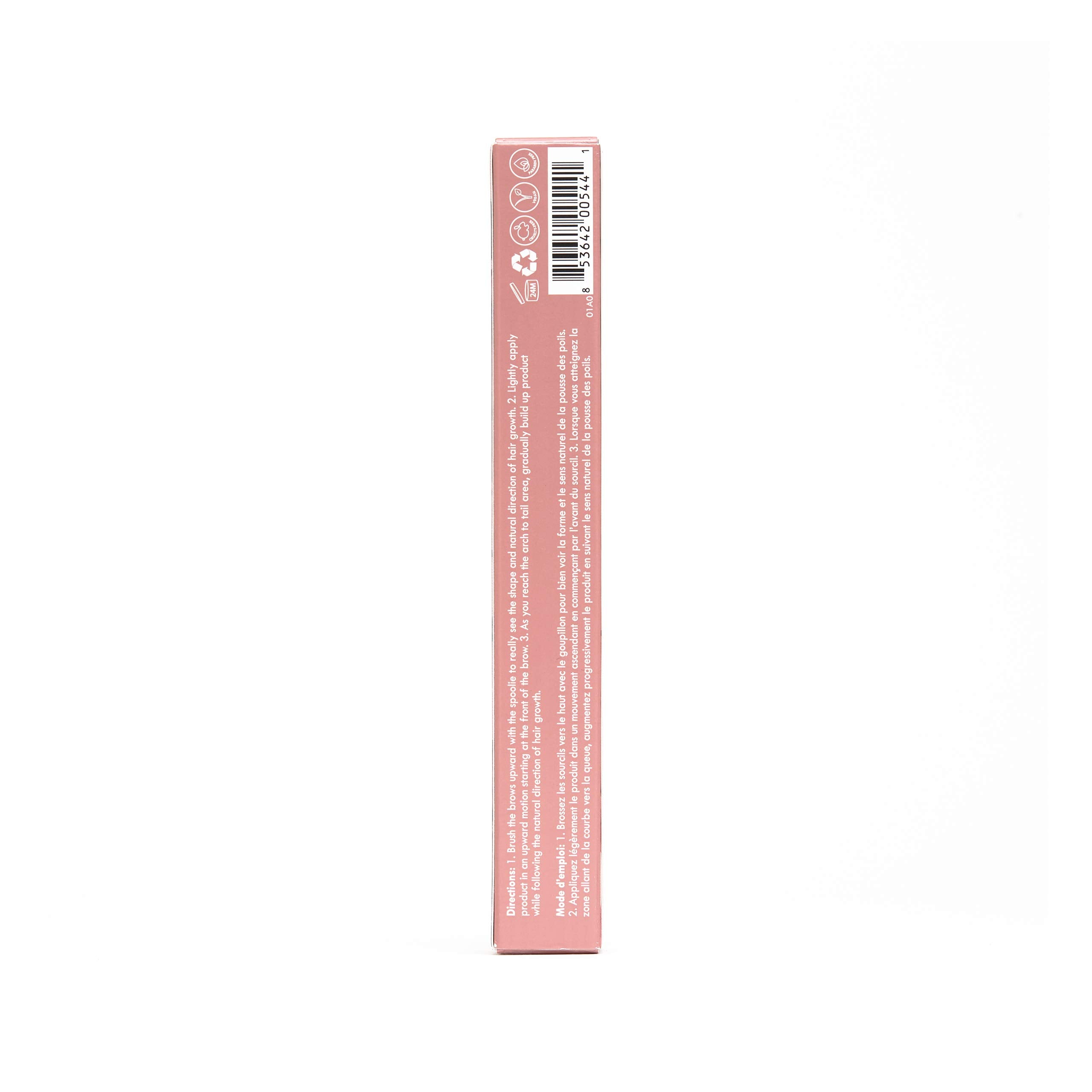 Chella Eyebrow Pencil Taupe application close-up captures smooth glide.