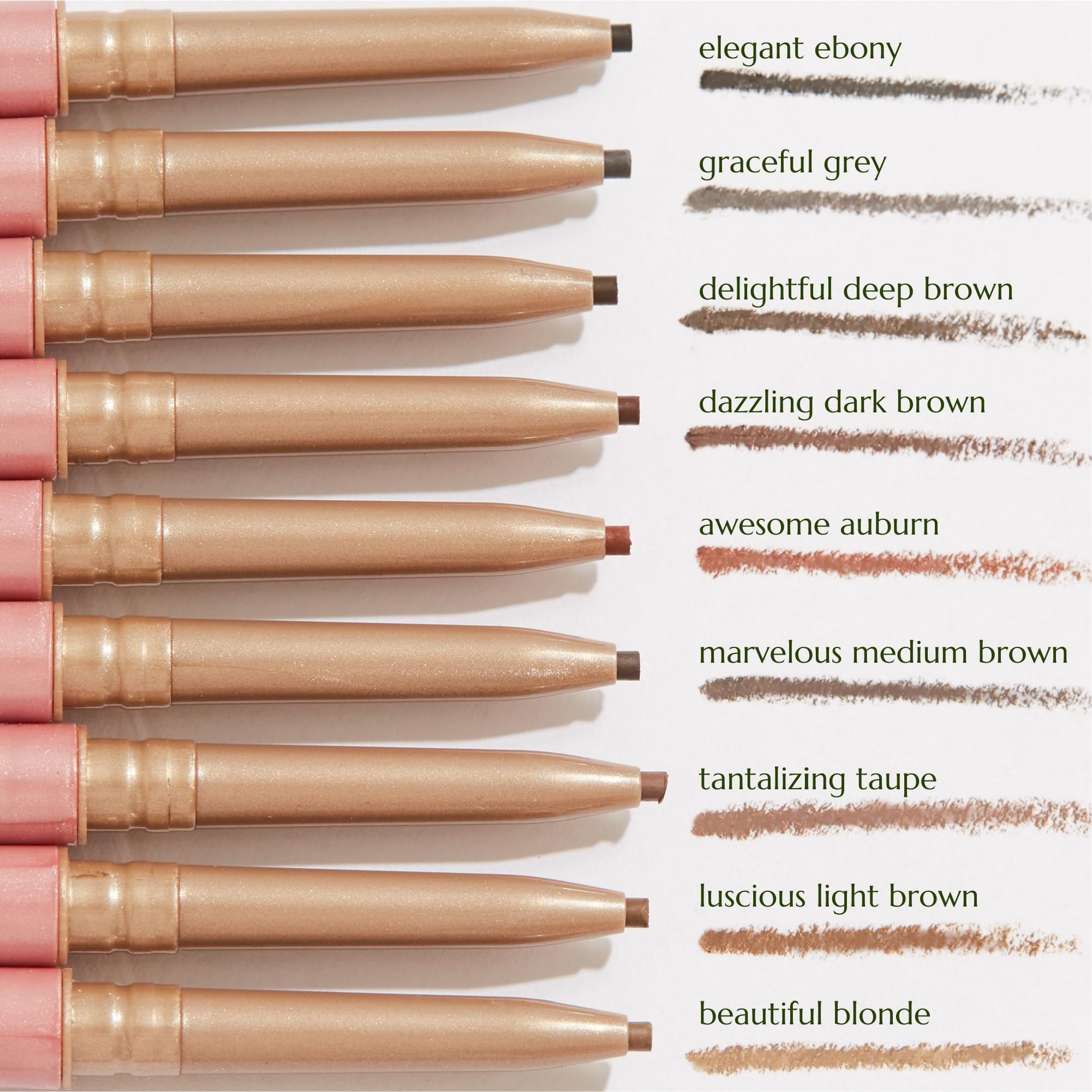 Chella Eyebrow Pencil Taupe waterproof test demonstrates long-wear performance.