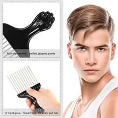 CHENGU ABS and stainless steel back comb construction emphasizes sturdy design