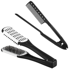 Chengu double-sided boar bristle brush for smooth styling.