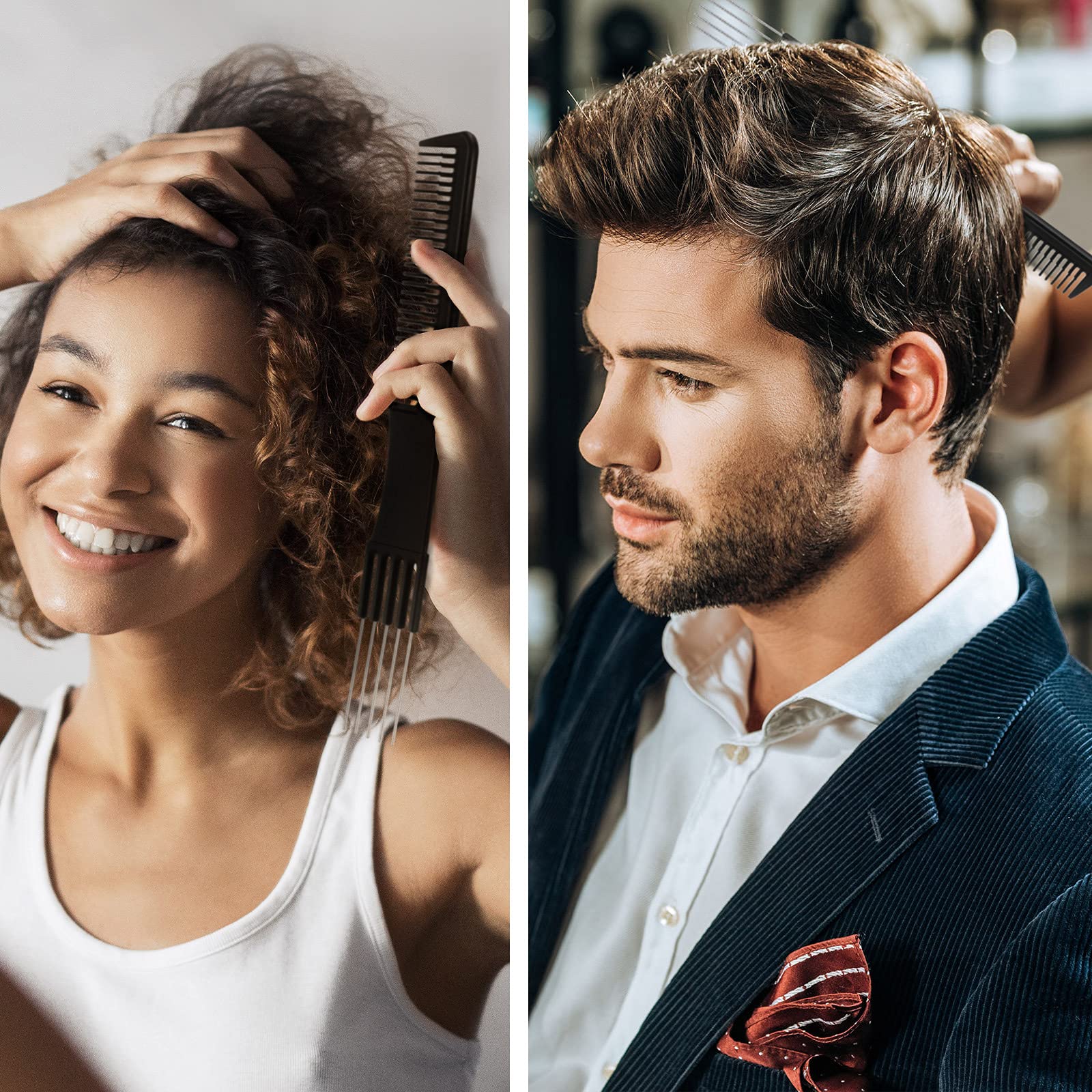 CHENGU home or salon use teases hair for party-ready volume