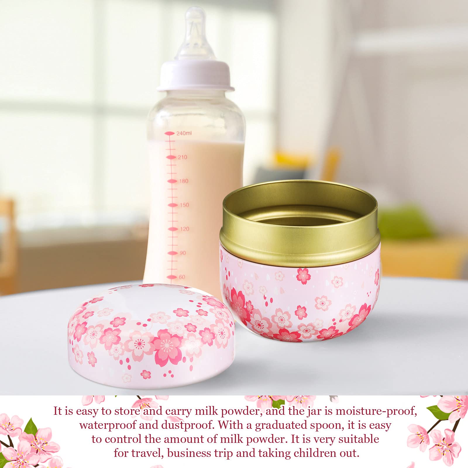 CHENGU travel-friendly powder dispensing kit easy to carry in your bag.