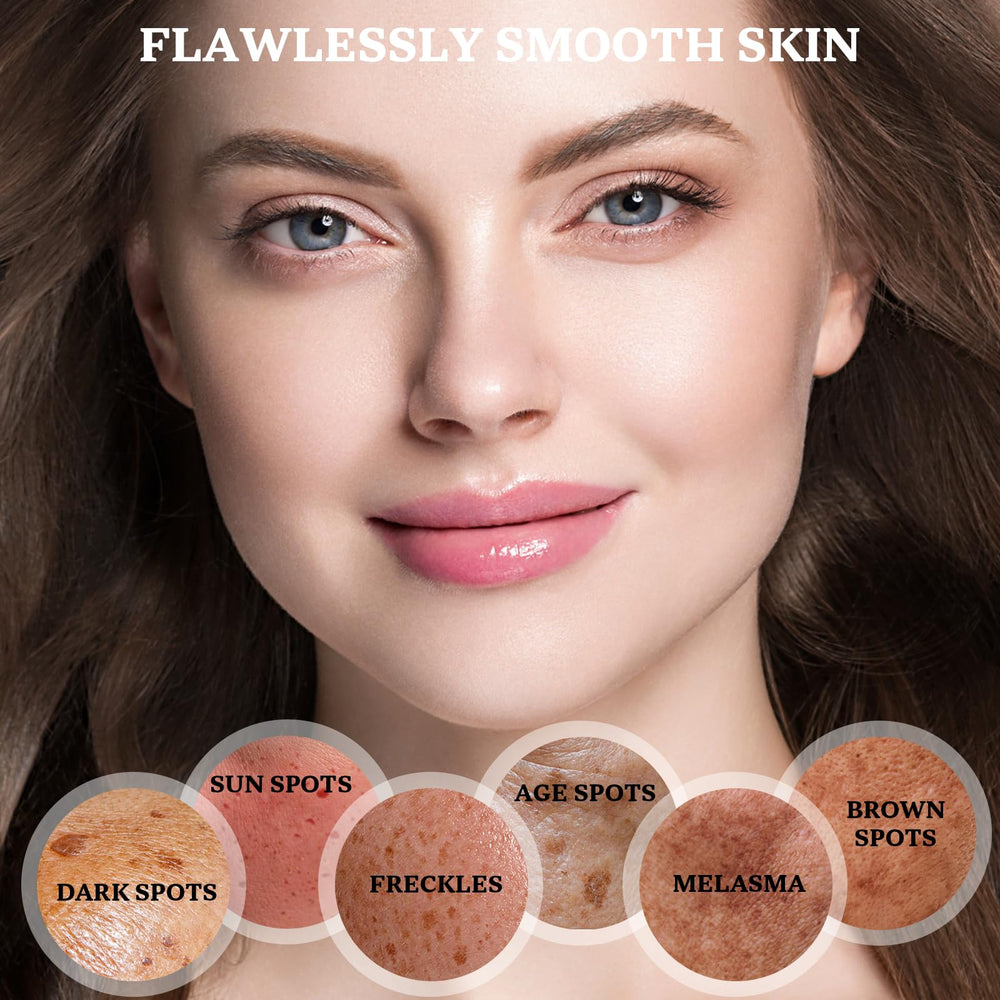 CHEOKINGBA dark-spot-corrector-cream-swirl highlights creamy texture for quick absorption.