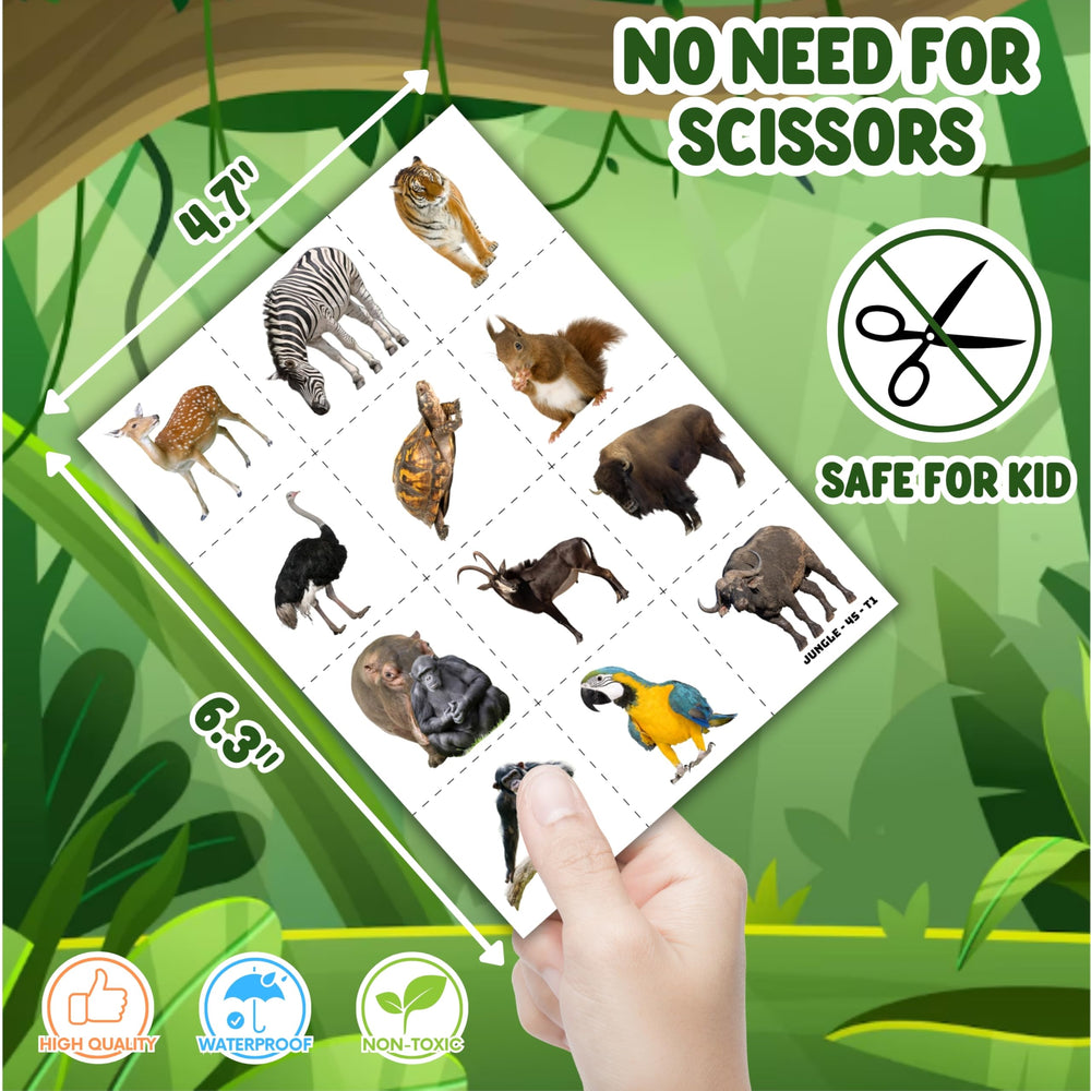Cherisnowy safari-themed party favors enhance classroom rewards.