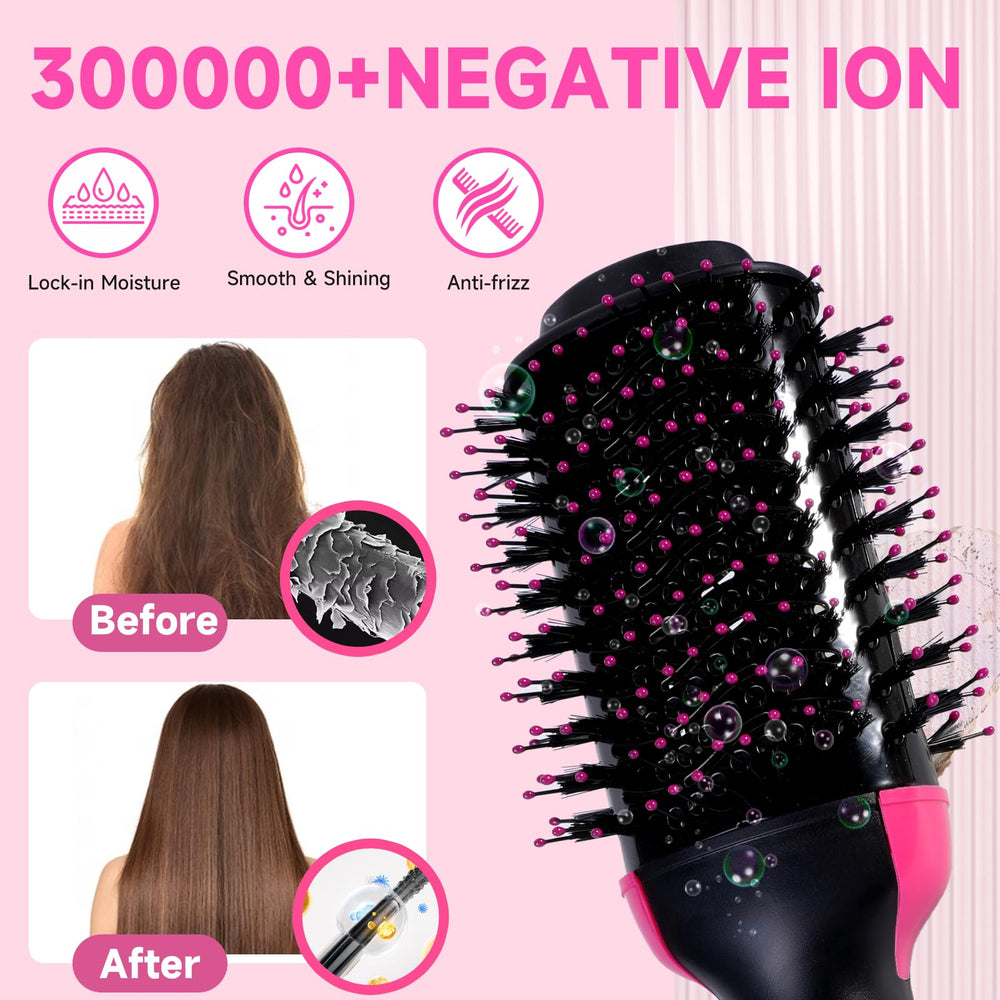 CHERRYSUN nylon bristles demonstrate gentle detangling during styling.