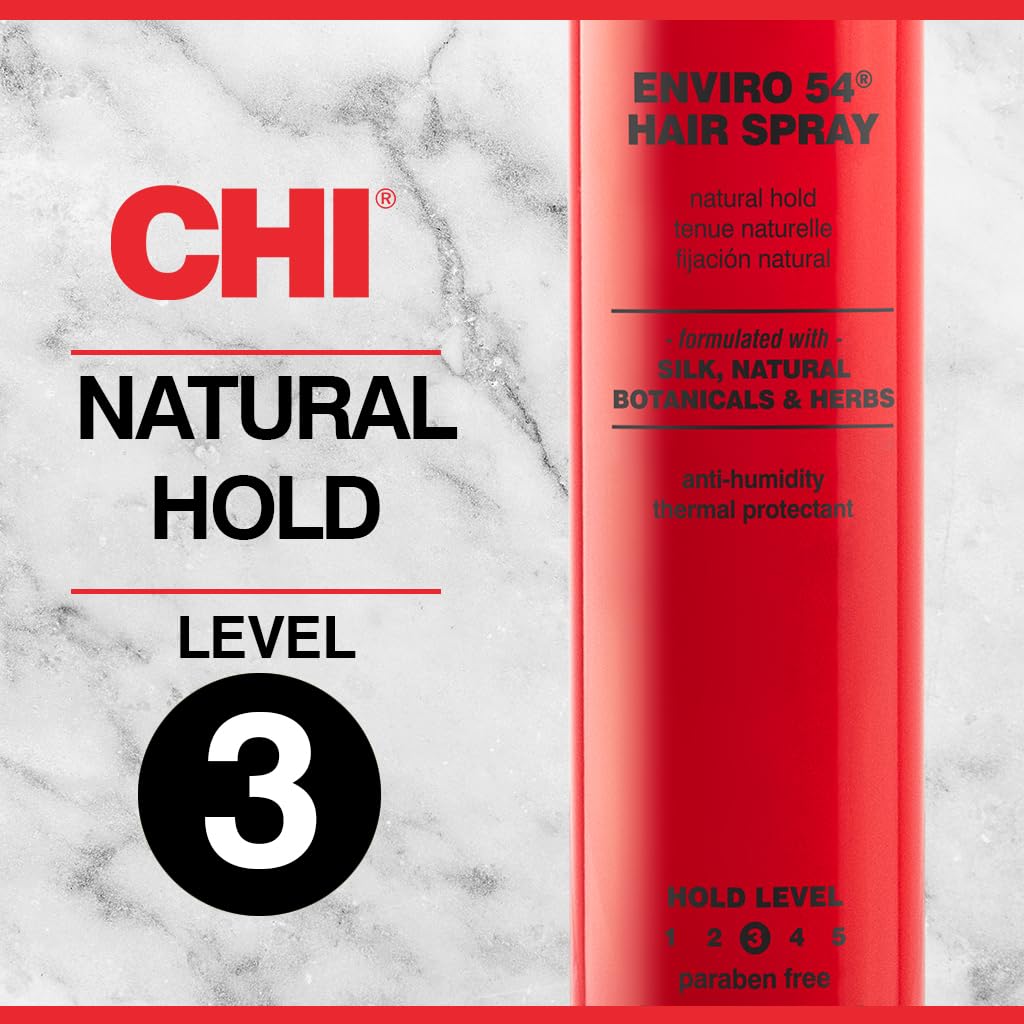 CHI Enviro 54 spray in action for layered texture and versatile styling