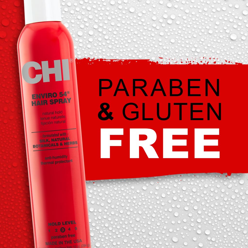 CHI Enviro 54 sulfate-free label close-up emphasizes clean formulation