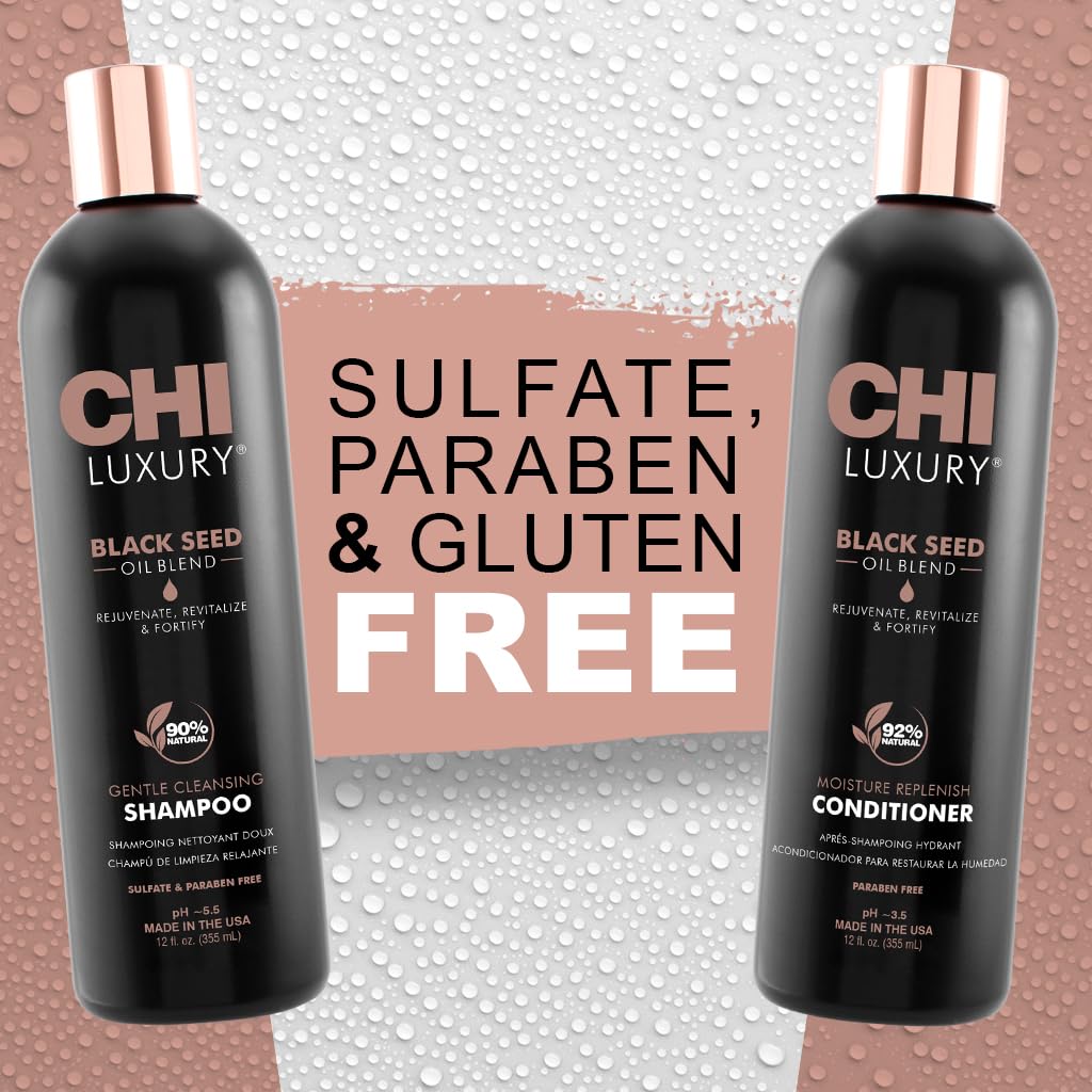 CHI hair care duo delivers shine and a frizz-free finish in real-world styling.