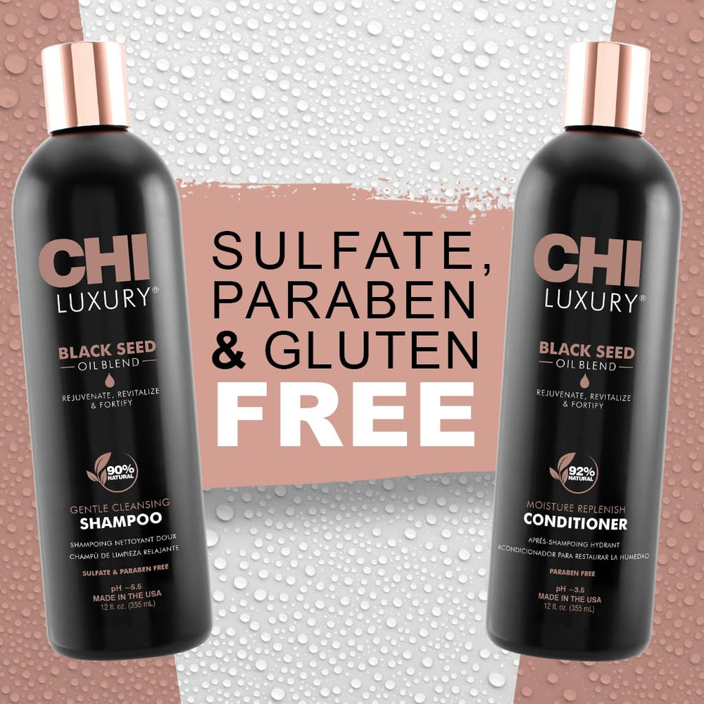 CHI hair care duo delivers shine and a frizz-free finish in real-world styling.