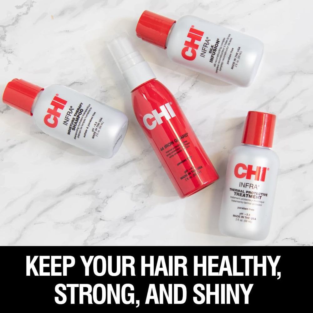 CHI Infra Treatment bottle promotes stronger hair and improved manageability.