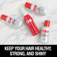 CHI Infra Treatment bottle promotes stronger hair and improved manageability.