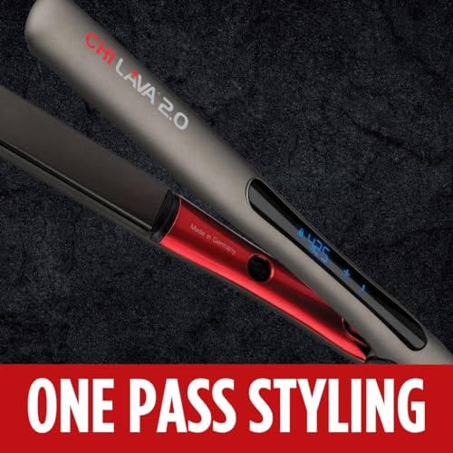 CHI Lava 2.0 iron temperature control for customization and lower heat.