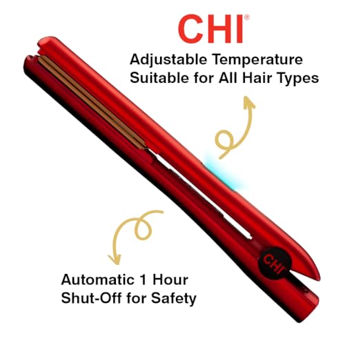 CHI Original Digital Ceramic Hair Straightener rounded edges for a smooth glide.