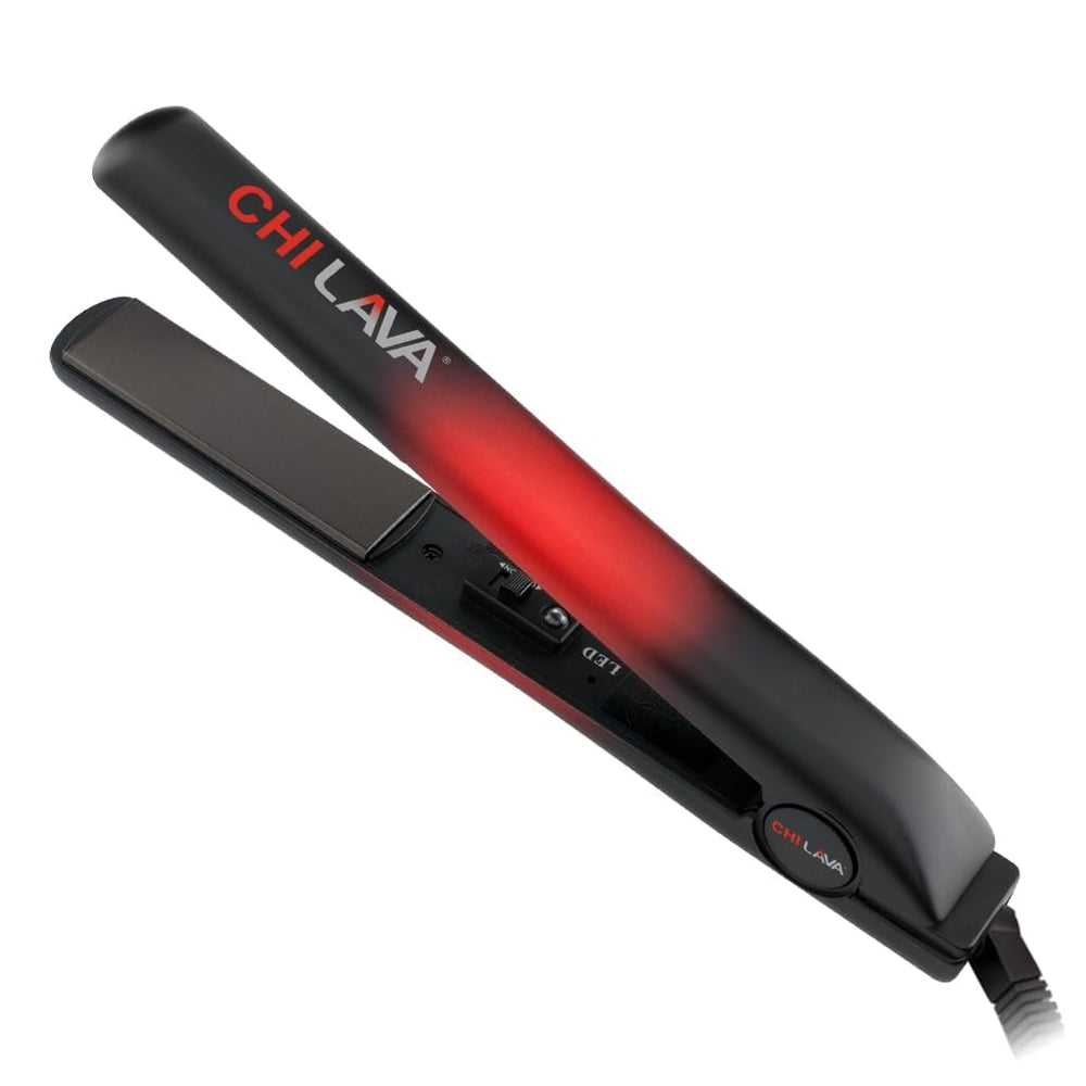 CHI Original Lava Flat Iron 1-inch plate for smooth, salon-like straight styles.