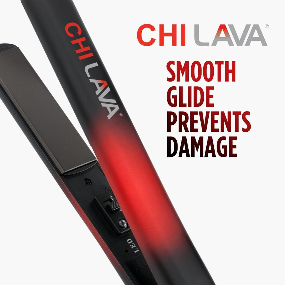 CHI Original Lava Flat Iron offers durable, lightweight design for comfortable long sessions.