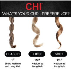 CHI Spin N Curl ceramic heat technology delivers gentle, even heat.