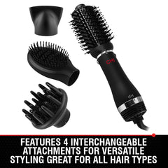 CHI Volumizer paddle brush attachment for sleek, polished hair.