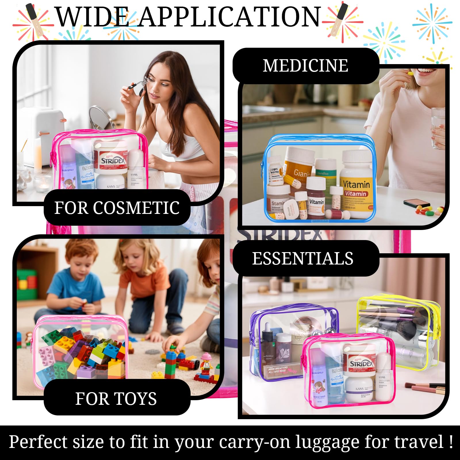 CHICAUP travel-use scene demonstrates convenient carry-on packing with multiple items