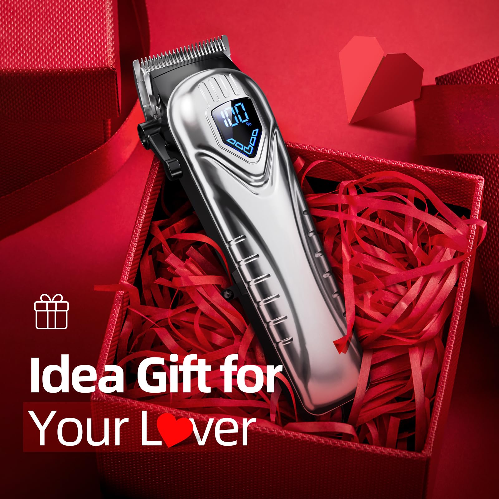 Chicclly clippers 2500mAh battery provides hours of cordless use
