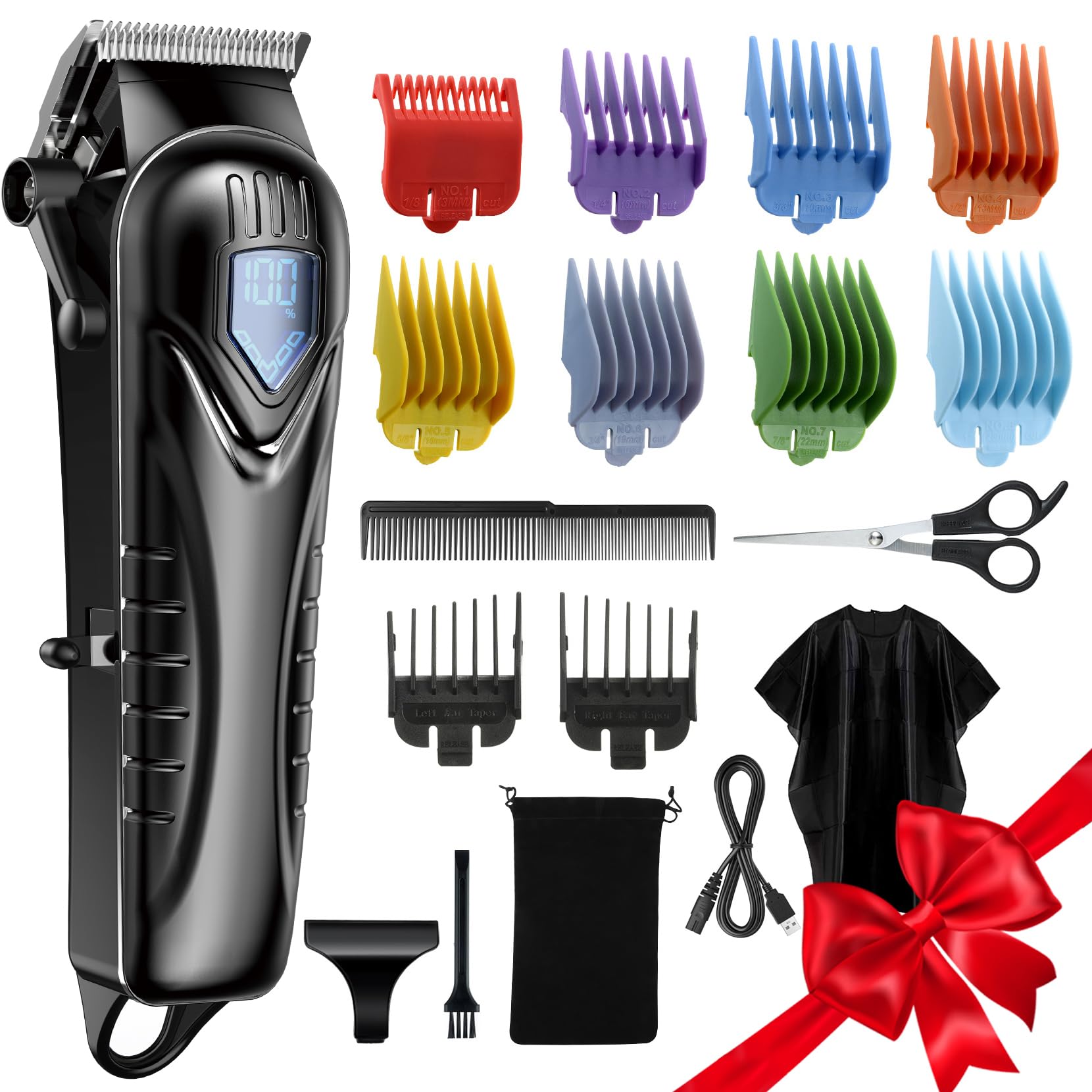 Chicclly professional hair clippers front view highlighting precision grooming at home