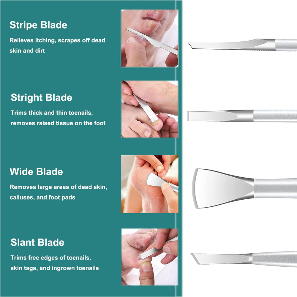 CHICREEN slant blade pedicure tool for tough angles around nails