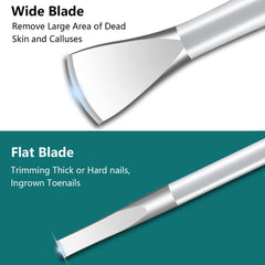 CHICREEN wide blade pedicure tool for efficient nail shaping