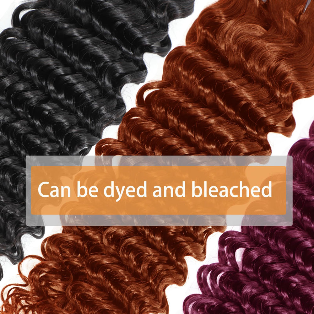 Chikamlty Deep Wave double-weft close-up highlighting strong construction