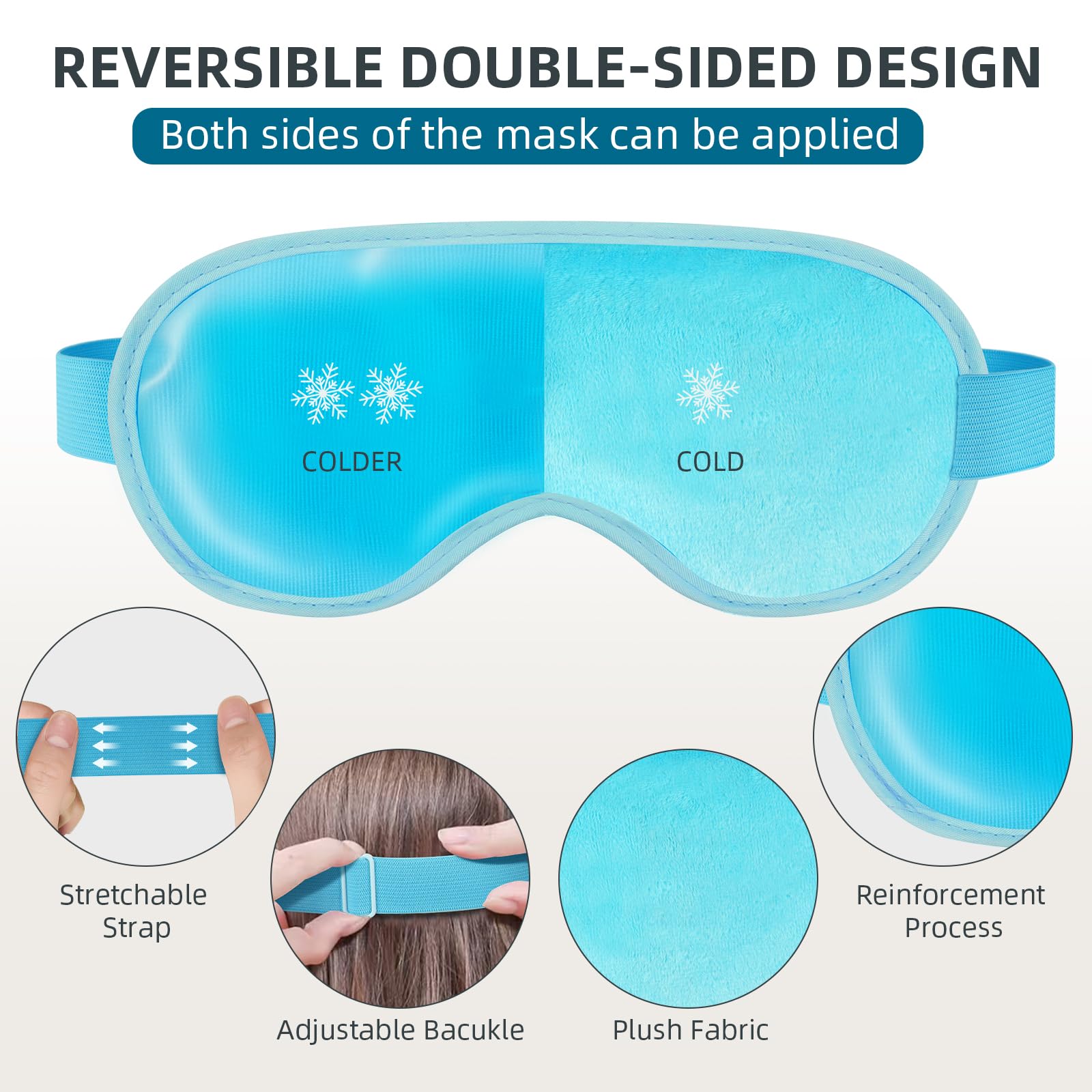 Chillojos adjustable Velcro strap ensures a secure snug fit