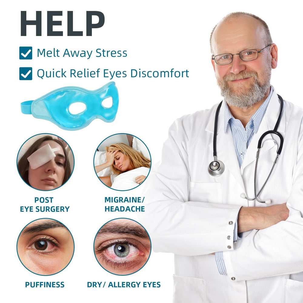 Chillojos continuous cooling eye mask emphasizes extended cooling for eye comfort