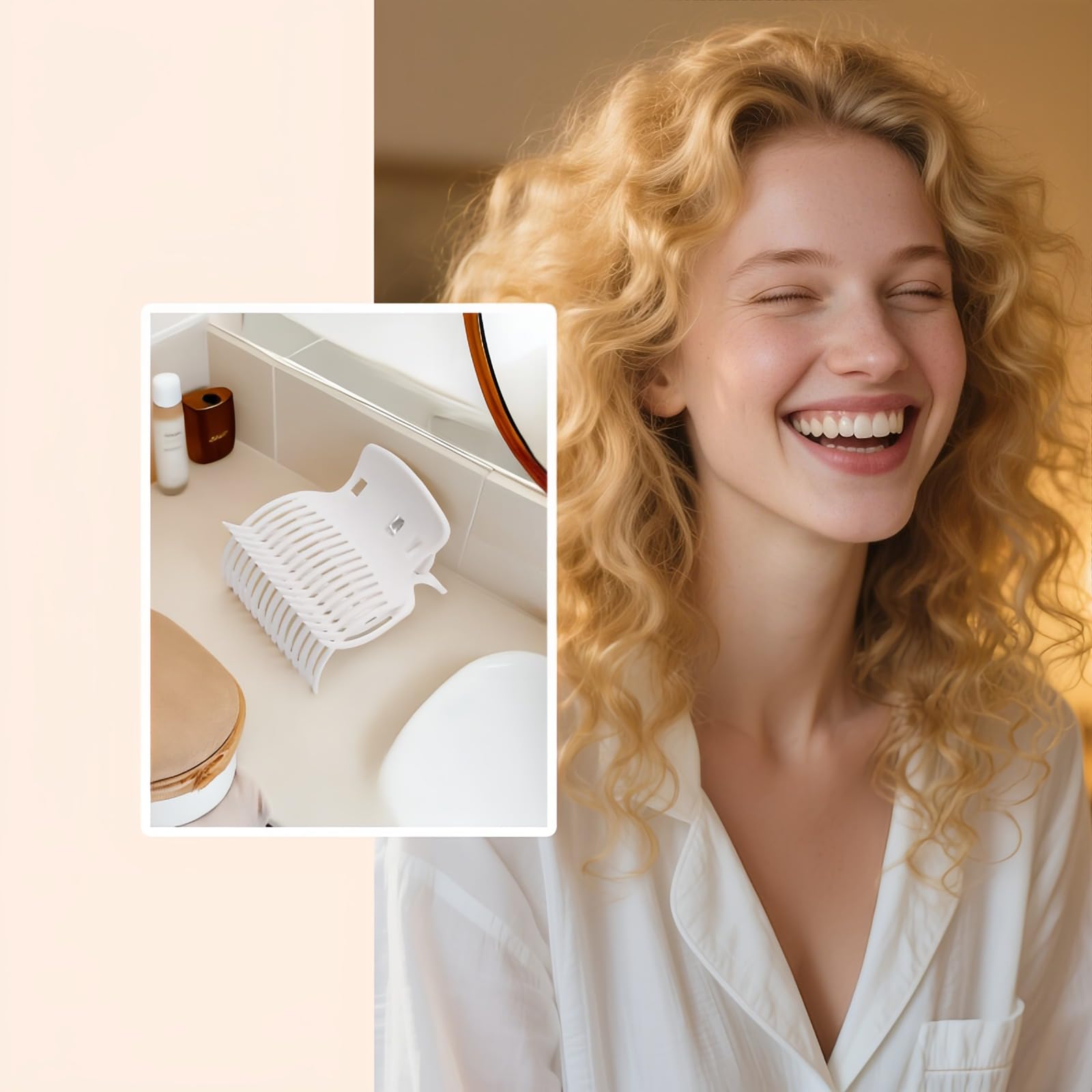 Chinshwehaw multi-use clip for sectioning, braiding, or air-drying