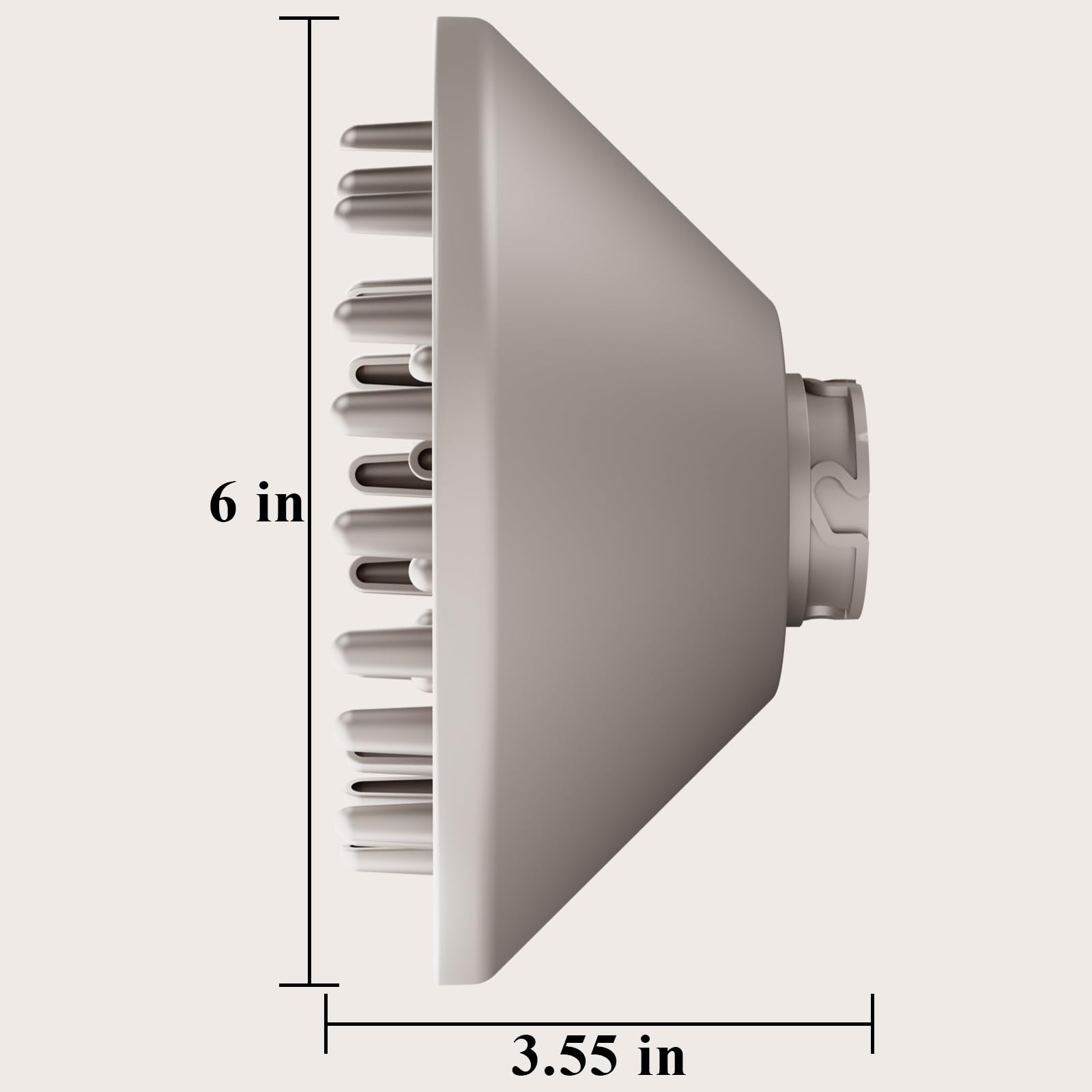 Chivixe 6-inch diffuser provides larger airflow for faster drying