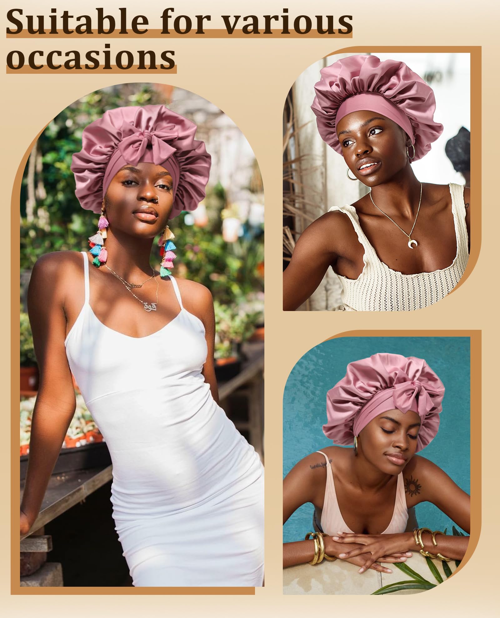 CHLINS Night-time hair protection with comfortable fit for all-nighters