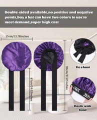 CHLINS satin bonnet double-layer—reversible design doubles protection and breathability.