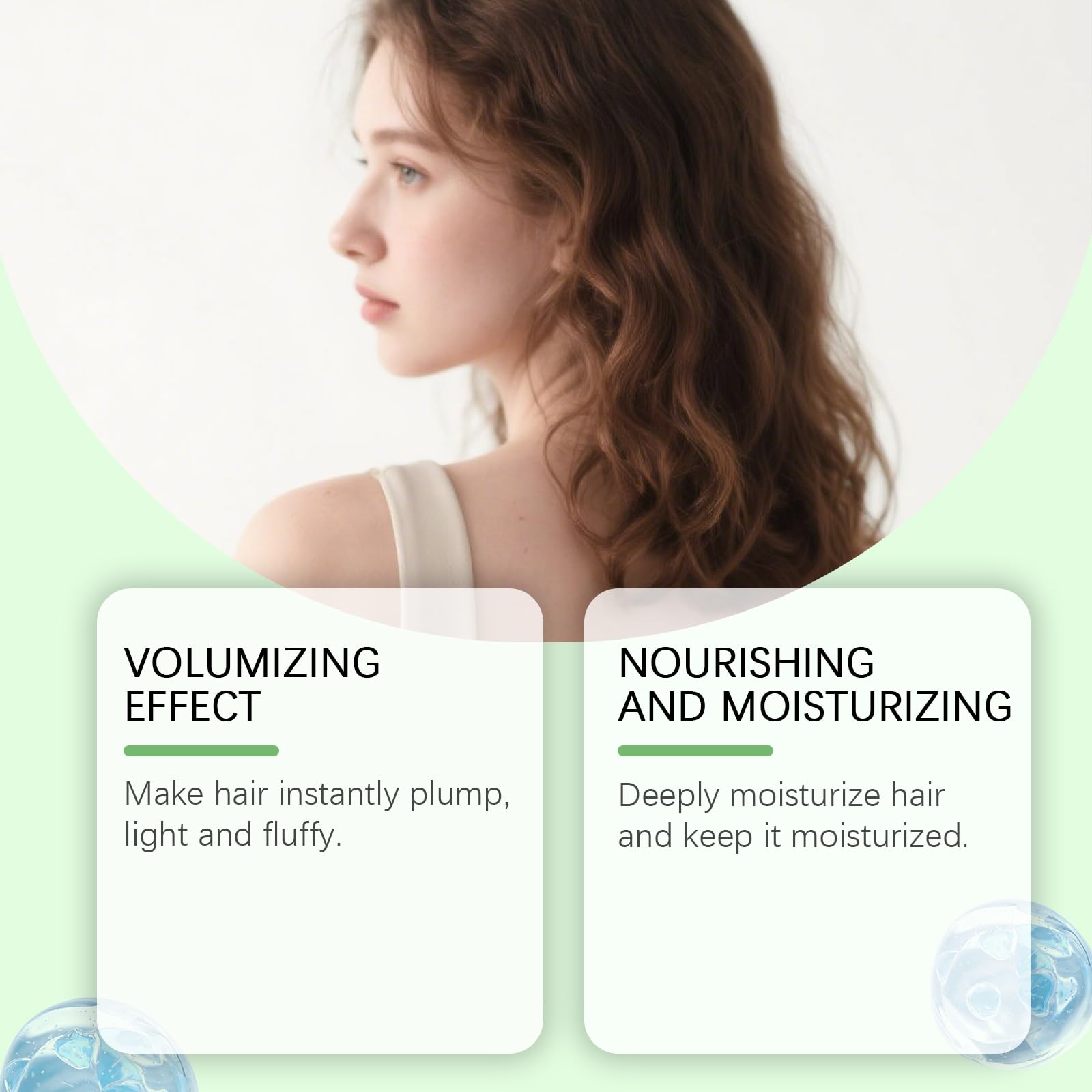 ChLNDalin Rosemary Shampoo bottle during scalp massage emphasizing deep hydration and balance.