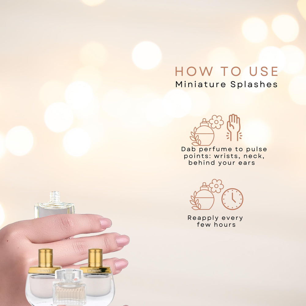 Chloé mini-set Nomade EDP bottle—deeper scent exploration for special occasions.