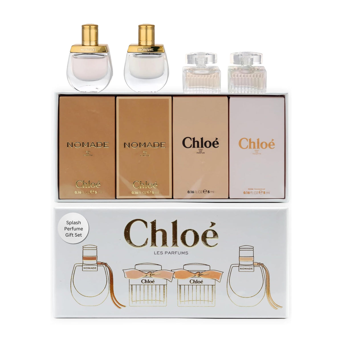 Chloé mini-set Nomade EDT bottle—travel-friendly fragrance sample for on-the-go.