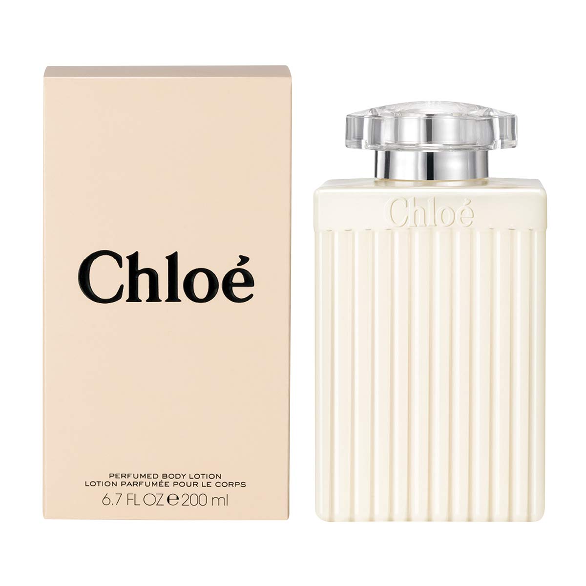 Chloé perfumed body lotion bottle ready for moisturized skin and signature scent.