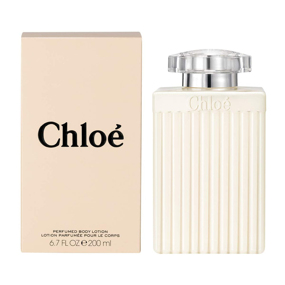 Chloé perfumed body lotion bottle ready for moisturized skin and signature scent.