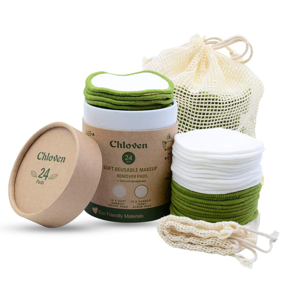 Chloven round storage box keeps pads organized for travel