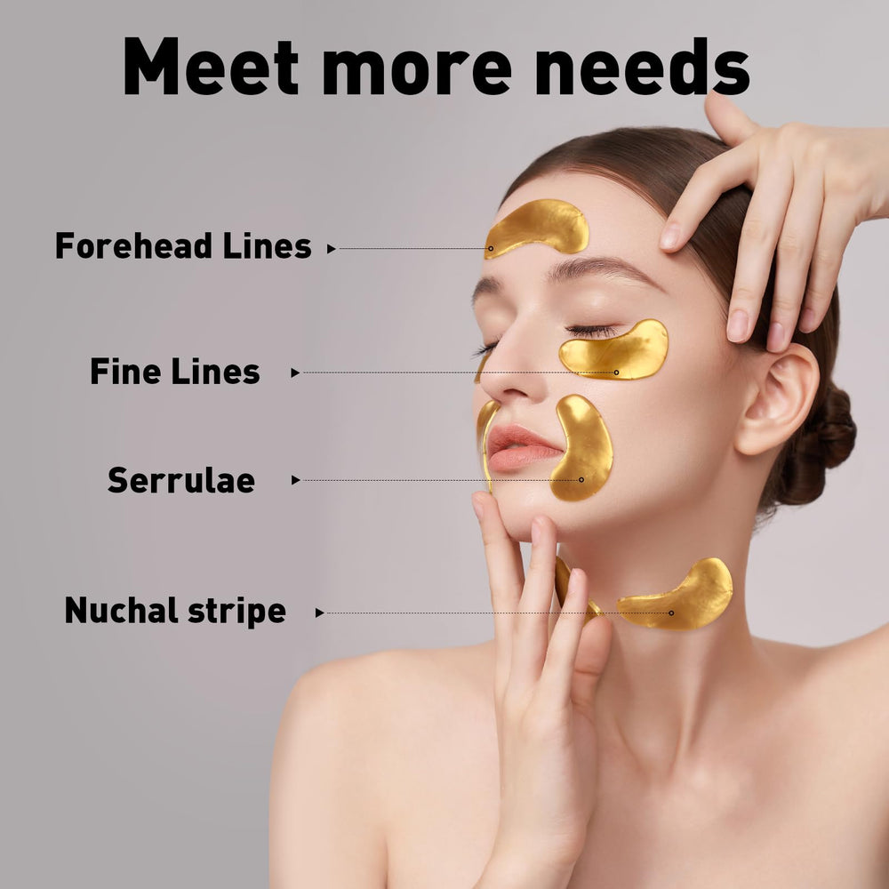 CHMI dark circles near-eye area with patch application for relief.