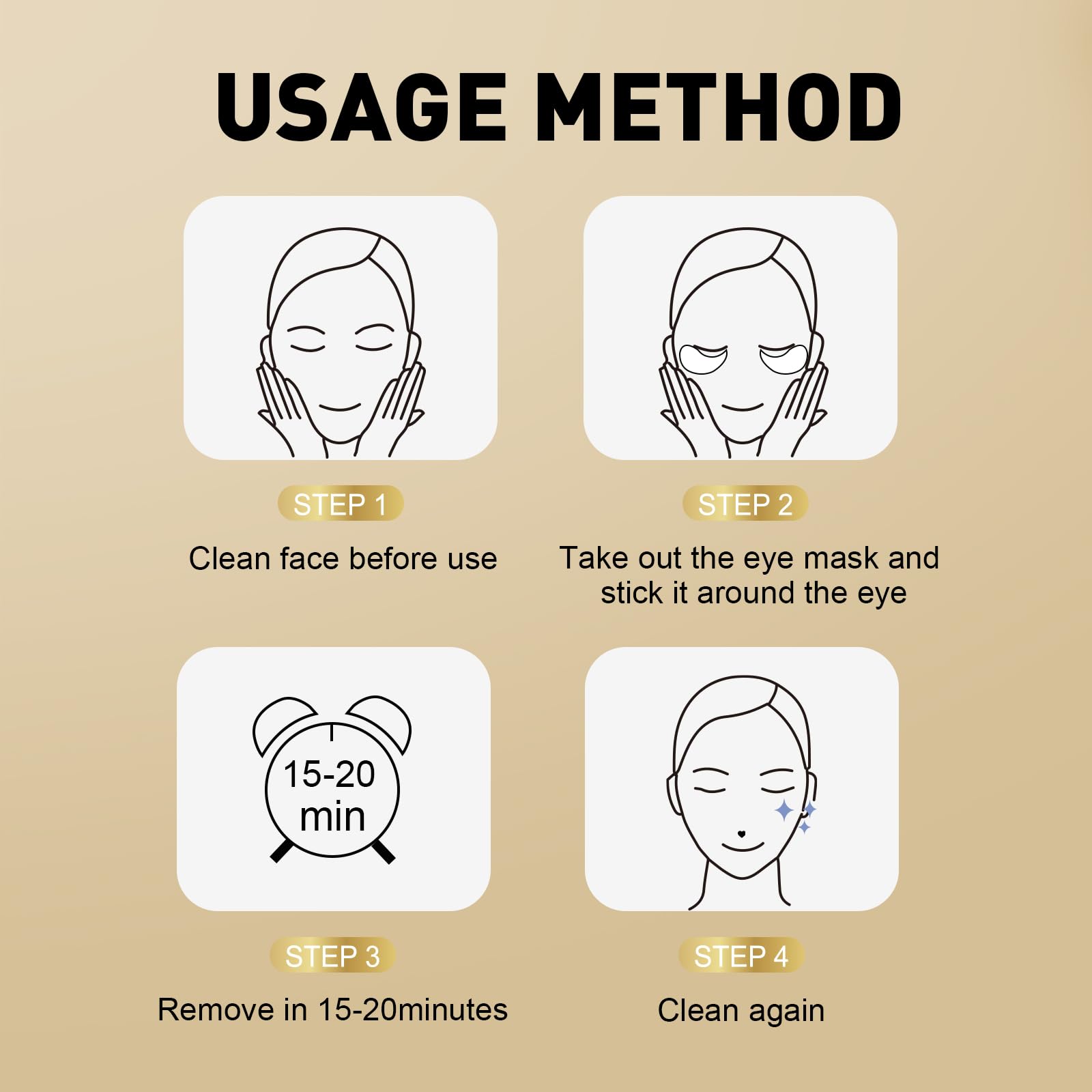 CHMI on-the-go eye patches ideal for quick skincare routines.