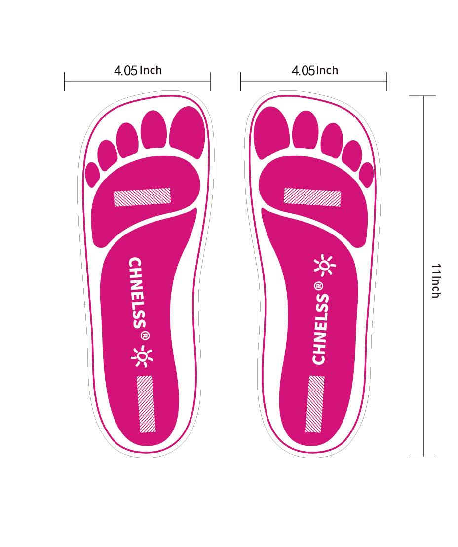 CHNELSS Pink Feet Pads on feet prevent overspray contact during sessions.