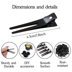 choicbaby clip-open-close shows versatile placement for half-dry hair techniques