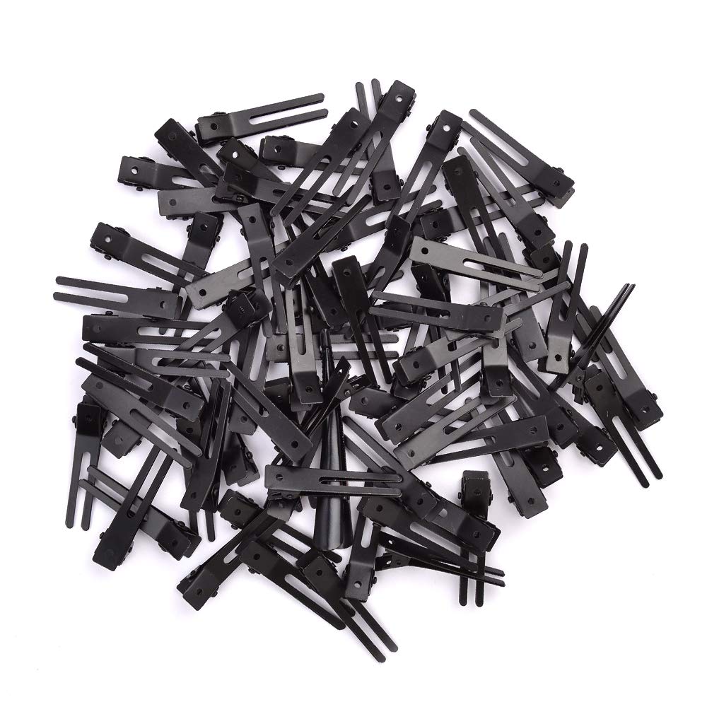 choicbaby double prong curl clip close-up shows snag-free stainless steel grip for pin curls