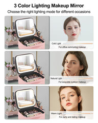 Chomeiu makeup bag PU leather is durable and easy to wipe clean