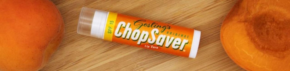 ChopSaver lip balm application demonstrating smooth glide